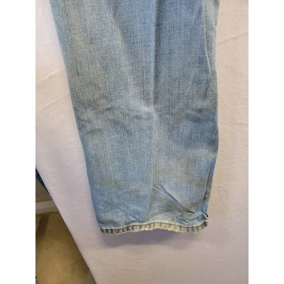 Levi's 527 38x32 Blue Denim Straight Leg Men's Jeans - Picture 11 of 12